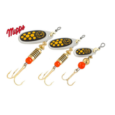 Sukriukė MEPPS Black Fury Silver/Yellow Dots