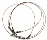 Pavadėliai Su Greita Jungtimi SPINWAL Surfstrand Leader 1x19 2pcs 30cm 12kg