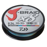 Pintas valas DAIWA J-Braid x8 Multicolor 150m