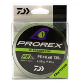 Pintas valas DAIWA Prorex UL Finesse Braid 135m Chartreuse