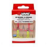 Trišakiai Kabliukai VMC 4551 UV Assorted Round 1X Strong
