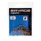 Karabinai SAVAGE GEAR Salt Round Snaps