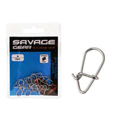 Karabinai SAVAGE GEAR Salt Round Snaps