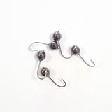 Volframinės Avižėlės Avižadrebiui Tungsten Nano Jig Black Nickel Hook No.12