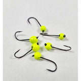 Volframinės Avižėlės Avižadrebiui Tungsten Nano Jig Chartreuse Hook No.12