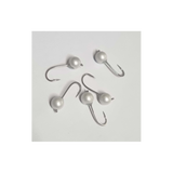 Volframinės Avižėlės Avižadrebiui Tungsten Nano Jig Pearl White Hook No.14