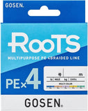 Pintas Valas GOSEN Roots PE X4 Multi Color 150m